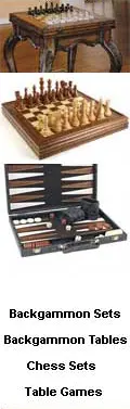 Backgammon Sets the games you're looking for.